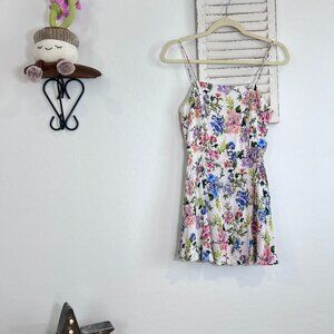 ALICE + OLIVIA TRIXIE FLORAL MINI DRESS SIZE 2